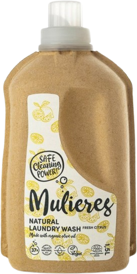 Mulieres Koncentrovaný prací gel BIO Svěží citrus 1.5 l