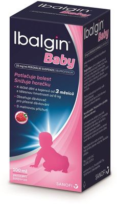 Ibalgin Baby 20mg/ml suspenze 100 ml