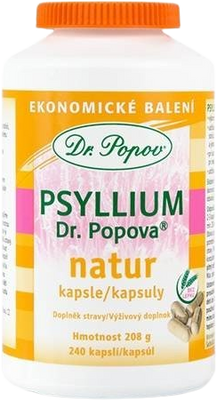 Dr.Popov Psyllium 240 kapslí