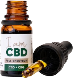 I am CBD Spectrum CBD 5 % + CBG 5 % konopný olej original 10 ml