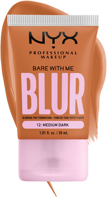 NYX Professional Makeup Bare With Me Blur Tint 12 Medium Dark make-up, 30 ml