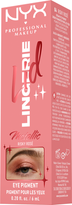 NYX Professional Makeup Tekuté oční stíny Lid Lingerie - 04 Risky Rosé 6 ml