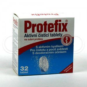 Protefix Aktivní čistící tab.na zub.protézu tablety 32 32 ks
