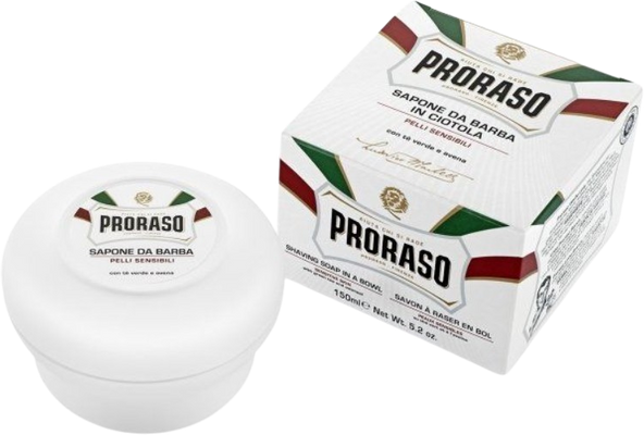 Proraso Mýdlo na holení pro citlivou pokožku - Green Tea 150 ml