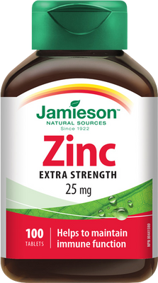 Jamieson Zinek 25 mg 100 tablet