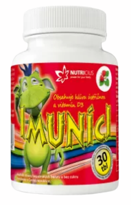 Nutricius Imuníci Hlíva ústřičná s vitamínem D pro děti, cucavé tablety 30 ks