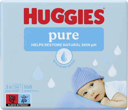 Huggies® Pure Triplo 3 x 56 ks