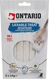 Ontario Pochoutka lízací extra tuňák a treska 5 x 14 g