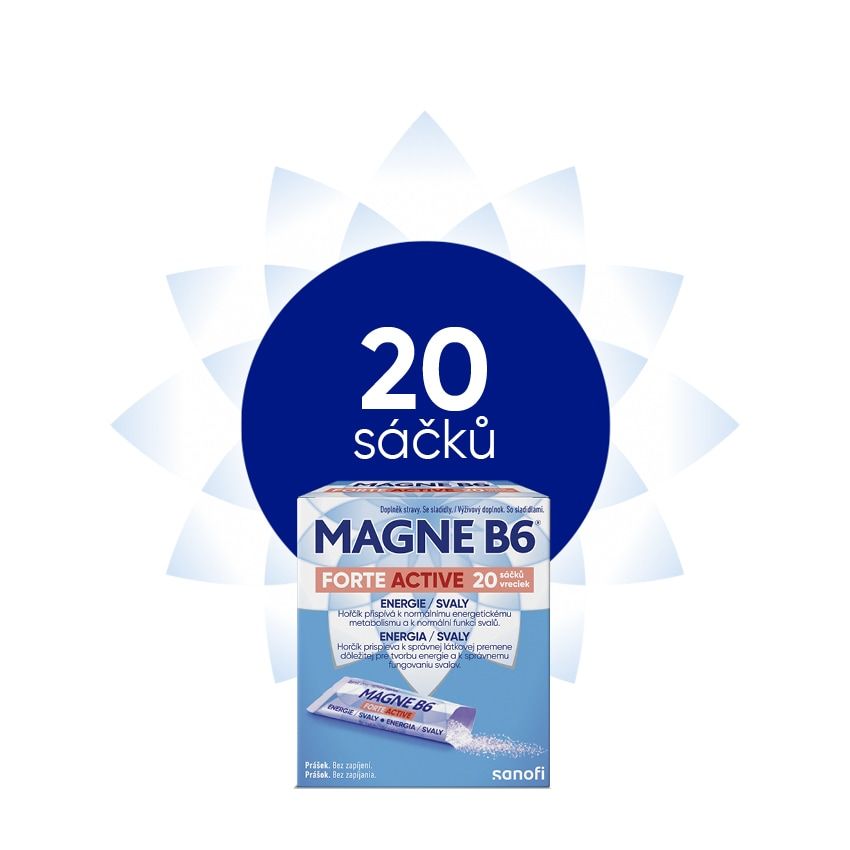 Praktické balení Magne B6 Forte Active