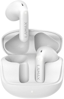 LAMAX Tones1 bezdrátová sluchátka, bílá