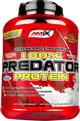 Amix 100% Predator protein, vanilka, 2000 g