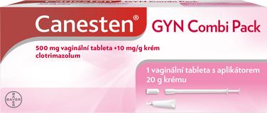 Canesten GYN Combi Pack, krém a vaginální tableta
