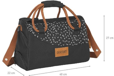 Badabulle Taška Pocketstyle Black Camel