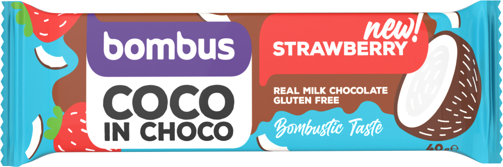 Bombus COCO IN CHOCO STRAWBERRY 40 g