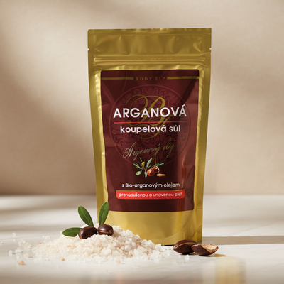 Body Tip Sůl do koupele s BIO arganovým olejem 300 g