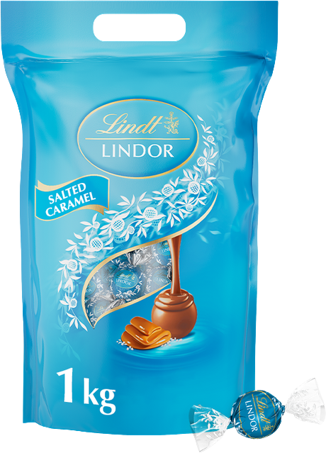Lindt Lindor pralinky slaný karamel 1000 g