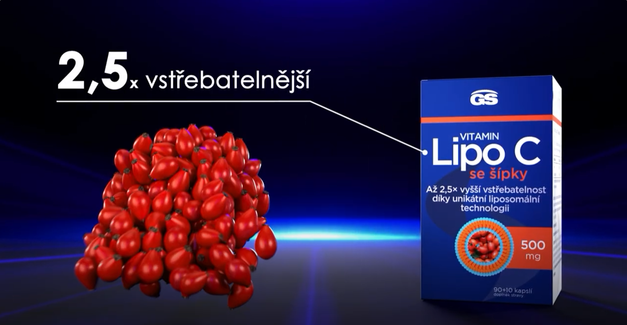 Lipo vitamin C se šípky