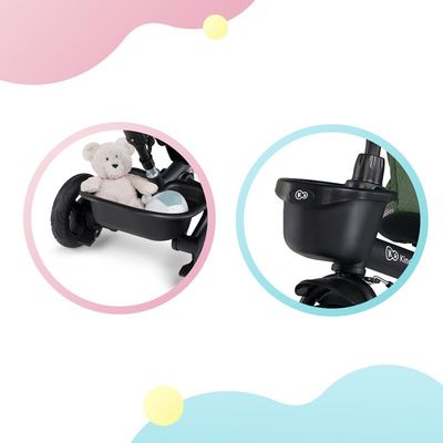 Kinderkraft Select Tříkolka Spinstep Pink, Premium