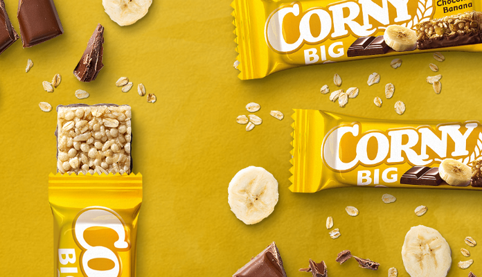 Corny BIG cereální tyčinka banán-čokoláda 50 g