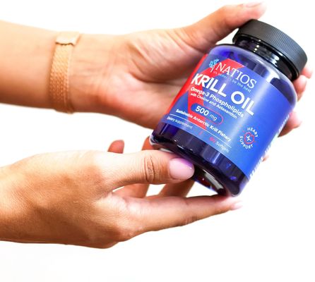 Natios Krill Oil Omega-3 Phospholipids with Choline and Astaxanthin 500 mg 60 kapslí