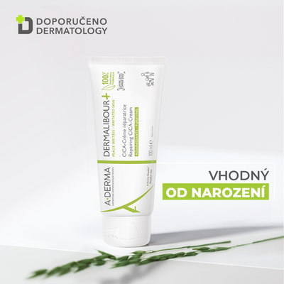 A-Derma Dermalibour+ Reparační CICA-Krém pro podrážděnou pokožku 100 ml