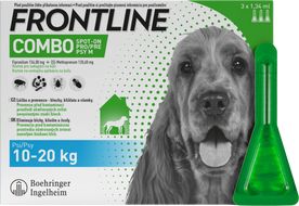 Frontline Combo Spot-On pro psy M (10-20 kg) 3 x 1.34 ml
