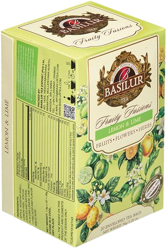 Basilur Without Hibiscus Lemon & Lime přebal 20 ks