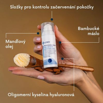 Lobey Vyživující krém na suchou a citlivou pleť 50 ml