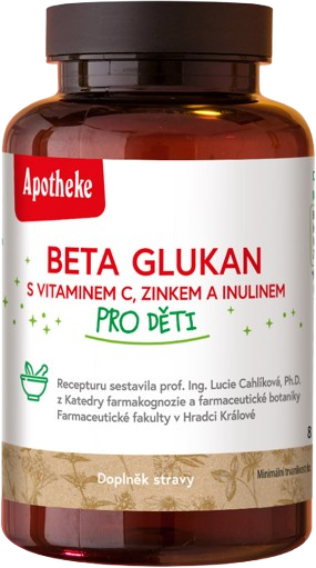 Apotheke Betaglukan pro děti 120 tobolek