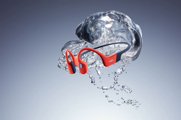 SHOKZ OpenSwim Pro - červená