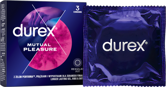 Durex Mutual Pleasure Kondomy 3 ks