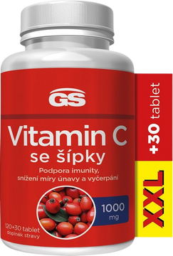 GS Vitamin C 1000 se šípky 150 tablet