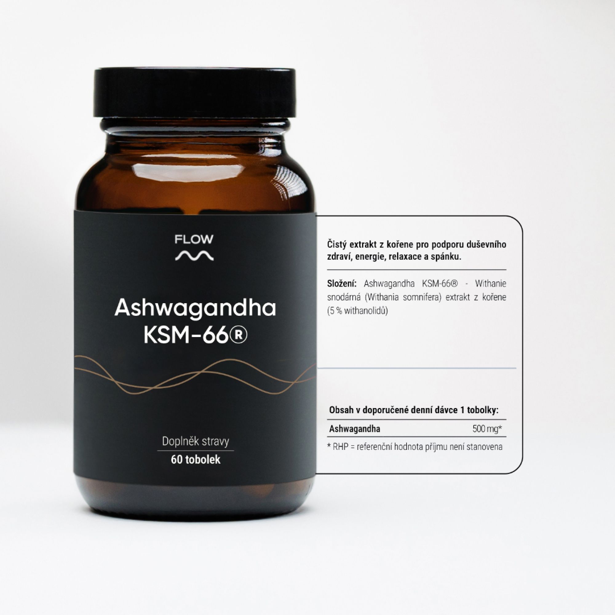 Flow Ashwagandha - KSM66® 60 tobolek