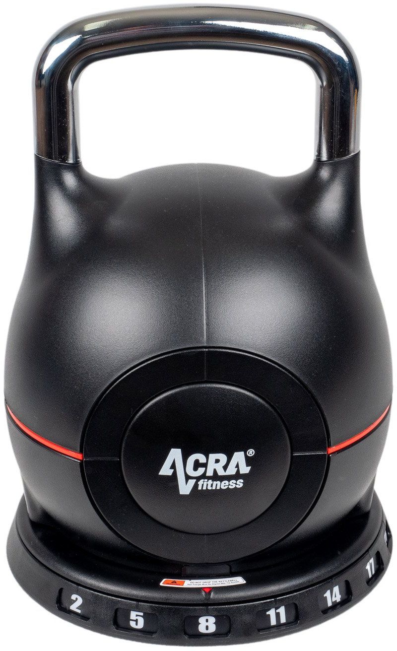 Acra Kettlebell nové generace 7v1 - nastavitelný, 2-20kg