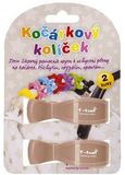 T-Tomi Kočárkový kolíček beige / béžová 2 ks