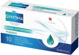 Gyntima Vaginální čípky probiotica 10 ks