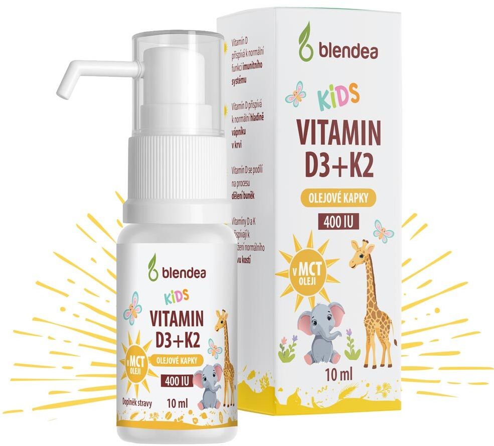 Blendea Vitamin D3 + K2 kapky pro děti 10 ml