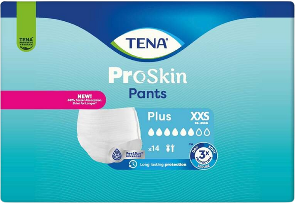Tena Pants Plus XXS inkontinenční kalhotky 14 ks