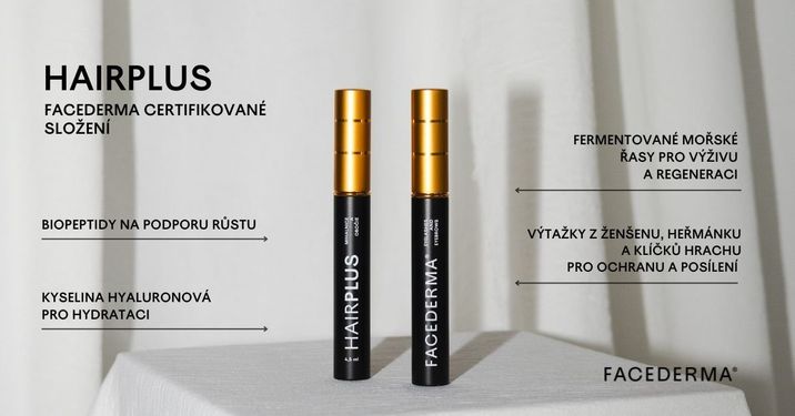 Facederma HAIRPLUS – sérum na růst řas a obočí 4.5 ml