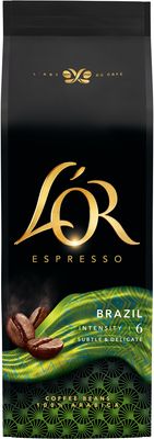 L´Or Káva Espresso Brazil zrnková káva