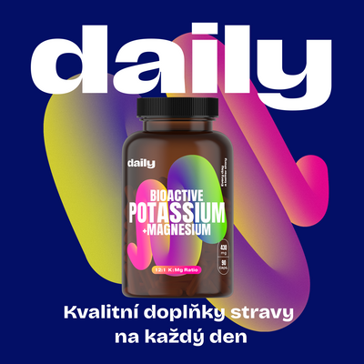 Daily Bioactive Potassium + Magnesium 90 kapslí