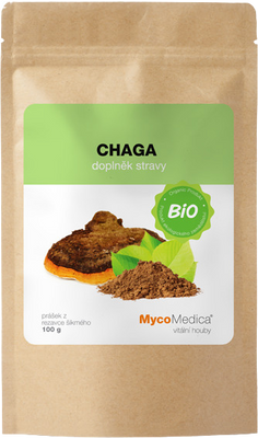 MycoMedica Chaga prášek BIO 100 g