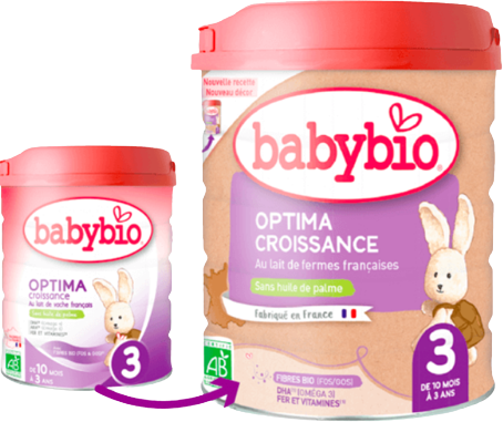 Babybio BABYBIO OPTIMA 1 počáteční kojenecké bio mléko s probiotiky a prebiotiky 800 g 800 g