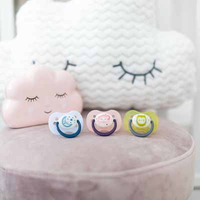 Canpol babies Dudlík kaučukový třešinka 0-6m night dreams