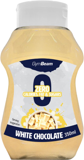 GymBeam White Chocolate white chocolate - 350 ml