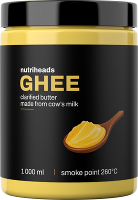 Nutriheads Ghee přepuštěné máslo 1000 ml