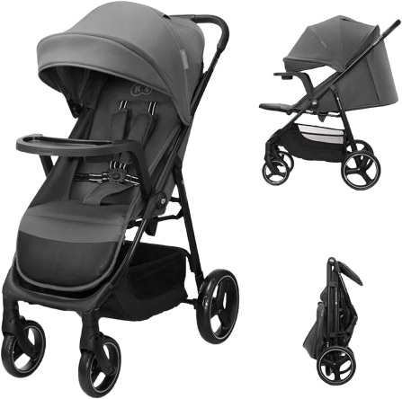 Kinderkraft Kočárek sportovní Trig 3 Granite grey 82 cm