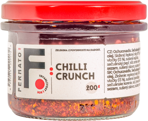 Fermato Sečuánský chilli olej - Crunch Normal 200 g