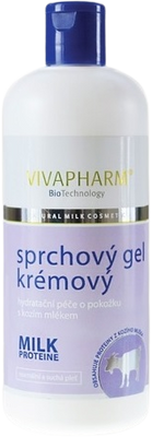 VivaPharm Kozí sprchový gel krémový 400 ml