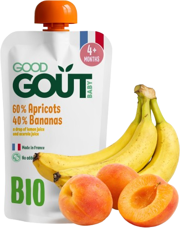 Good Goût BIO Meruňka s banánem 120 g